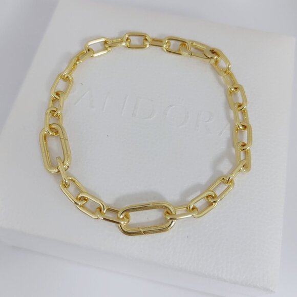 Pandora ME Link Chain Bracelet Gold-Plated - Picture 3 of 4